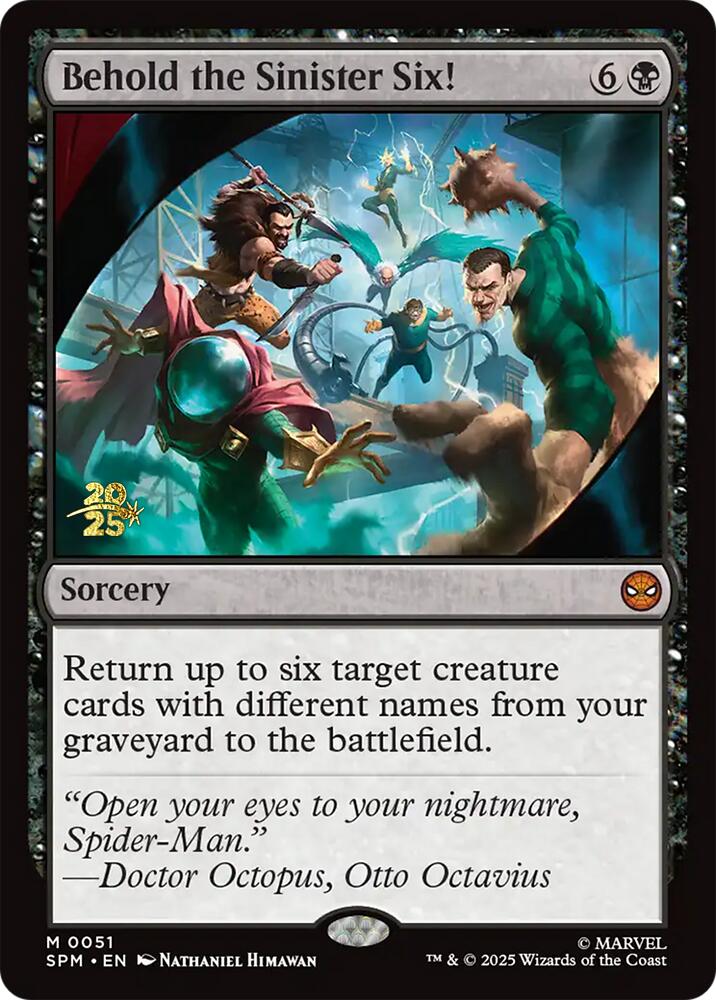 Behold the Sinister Six! [Marvel's Spider-Man Prerelease Promos] | Exor Games Truro