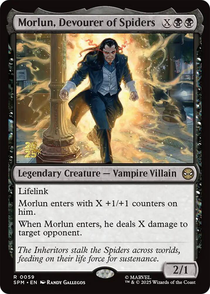 Morlun, Devourer of Spiders [Marvel's Spider-Man Prerelease Promos] | Exor Games Truro