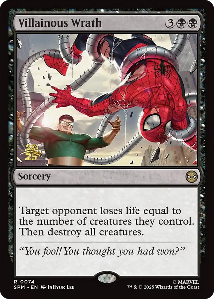 Villainous Wrath [Marvel's Spider-Man Prerelease Promos] | Exor Games Truro