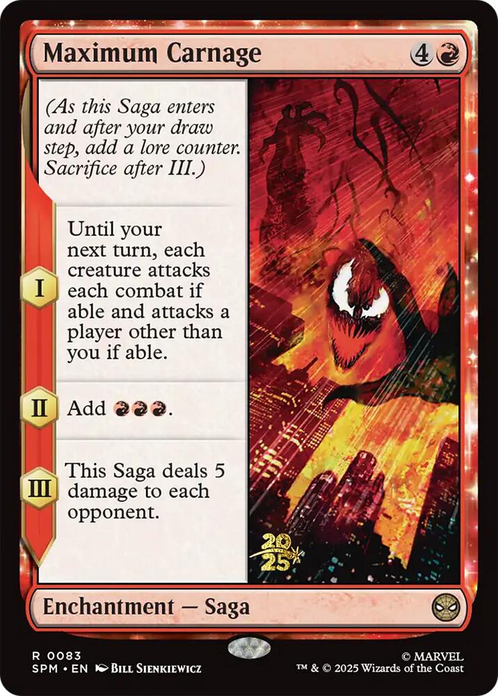 Maximum Carnage [Marvel's Spider-Man Prerelease Promos] | Exor Games Truro