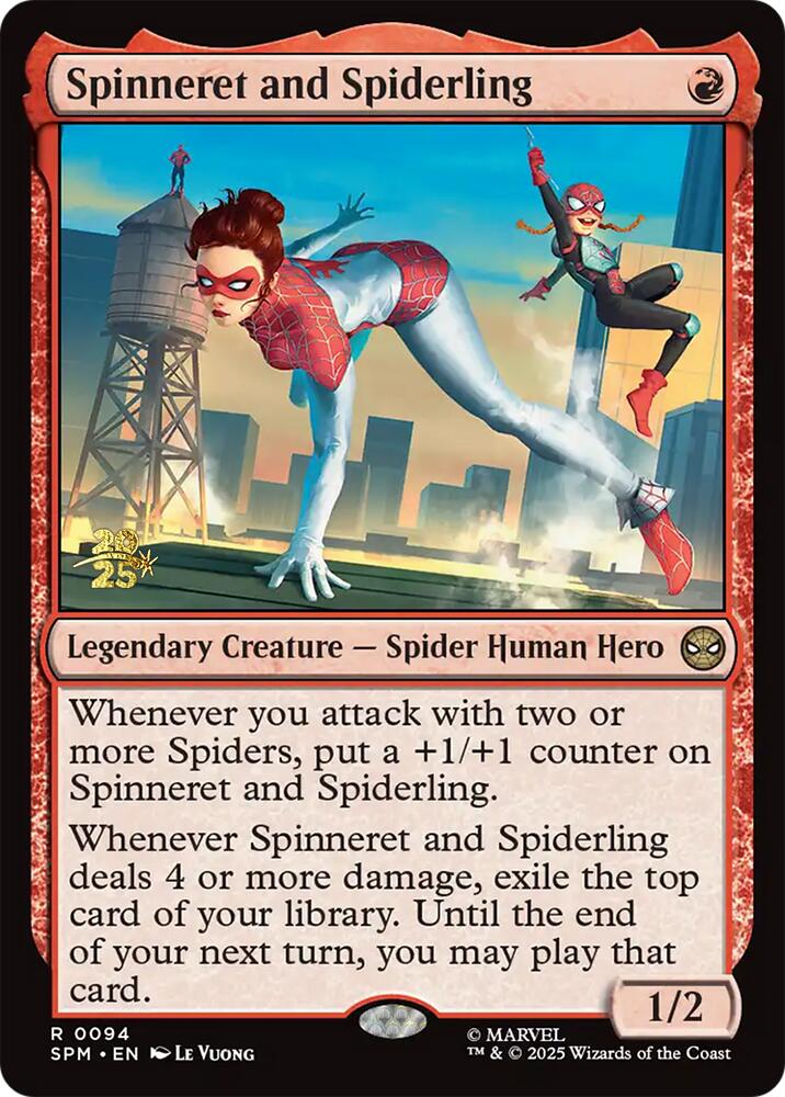 Spinneret and Spiderling [Marvel's Spider-Man Prerelease Promos] | Exor Games Truro