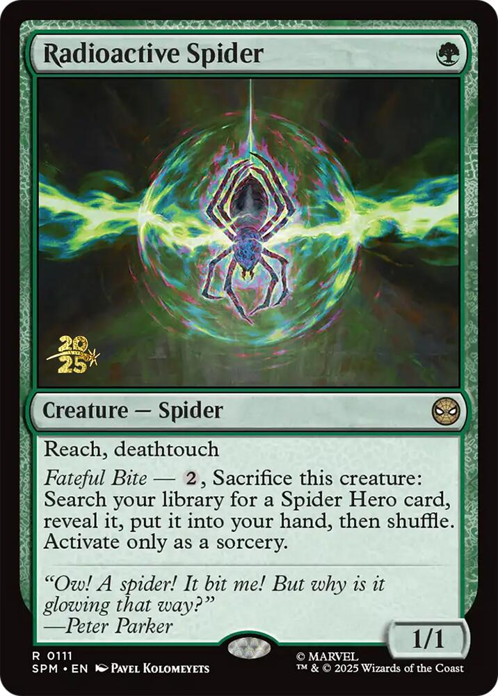 Radioactive Spider [Marvel's Spider-Man Prerelease Promos] | Exor Games Truro