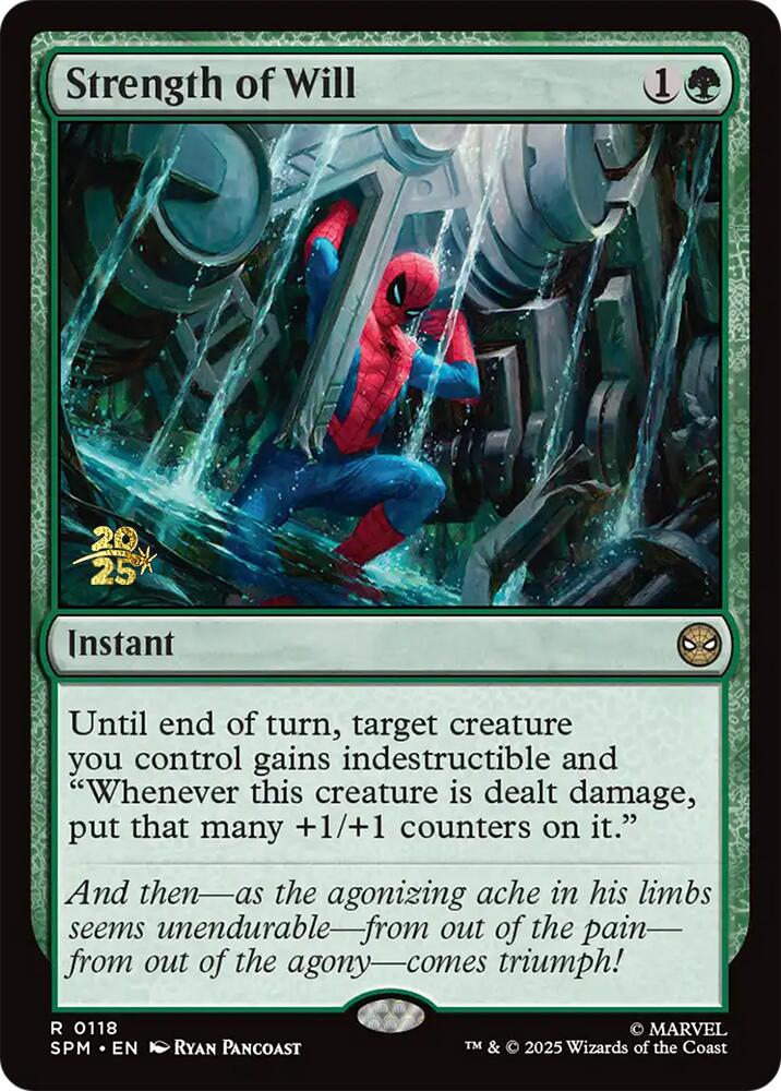 Strength of Will [Marvel's Spider-Man Prerelease Promos] | Exor Games Truro