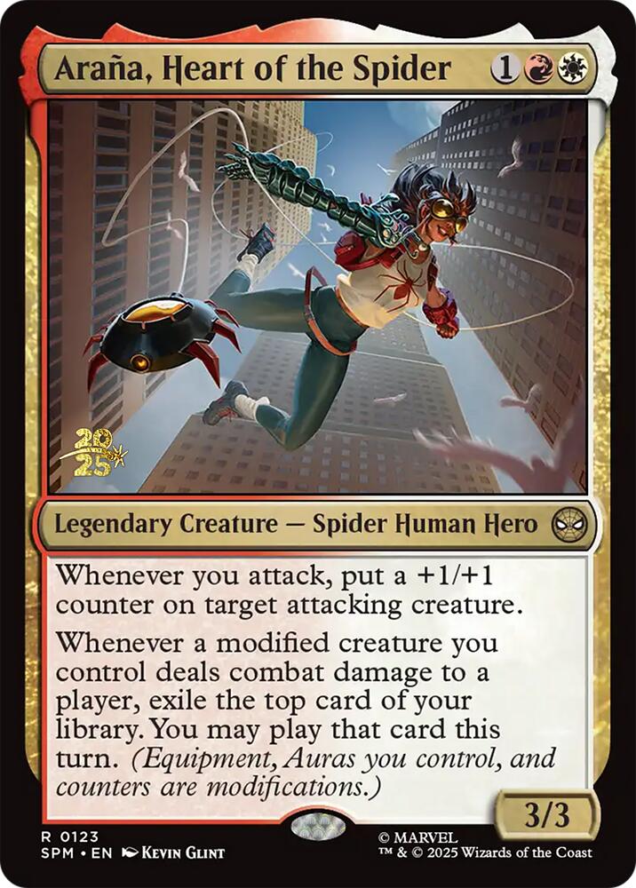 Arana, Heart of the Spider [Marvel's Spider-Man Prerelease Promos] | Exor Games Truro