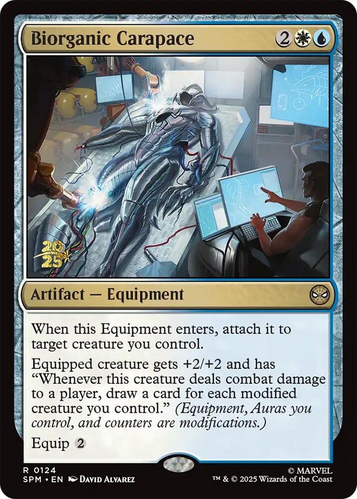 Biorganic Carapace [Marvel's Spider-Man Prerelease Promos] | Exor Games Truro