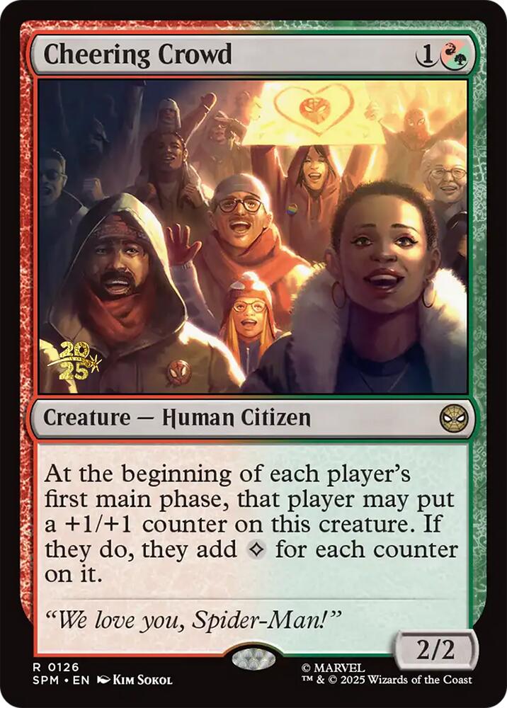 Cheering Crowd [Marvel's Spider-Man Prerelease Promos] | Exor Games Truro
