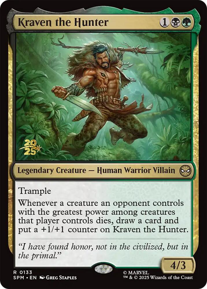 Kraven the Hunter [Marvel's Spider-Man Prerelease Promos] | Exor Games Truro