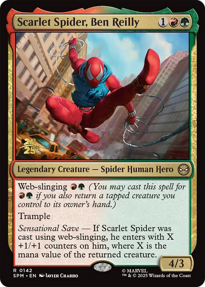 Scarlet Spider, Ben Reilly [Marvel's Spider-Man Prerelease Promos] | Exor Games Truro