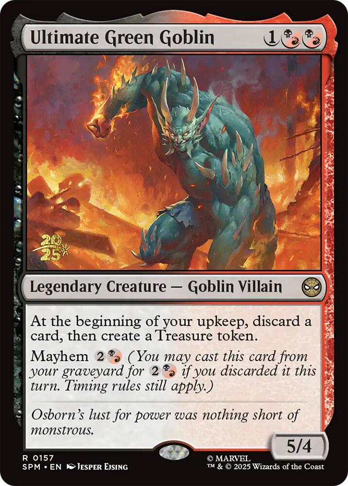 Ultimate Green Goblin [Marvel's Spider-Man Prerelease Promos] | Exor Games Truro