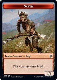 Satyr // Spider Double-Sided Token [Theros Beyond Death Tokens] | Exor Games Truro