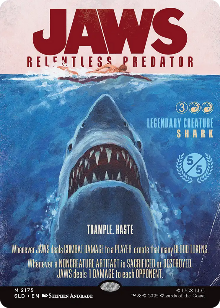 Jaws, Relentless Predator [Secret Lair Drop Series] | Exor Games Truro