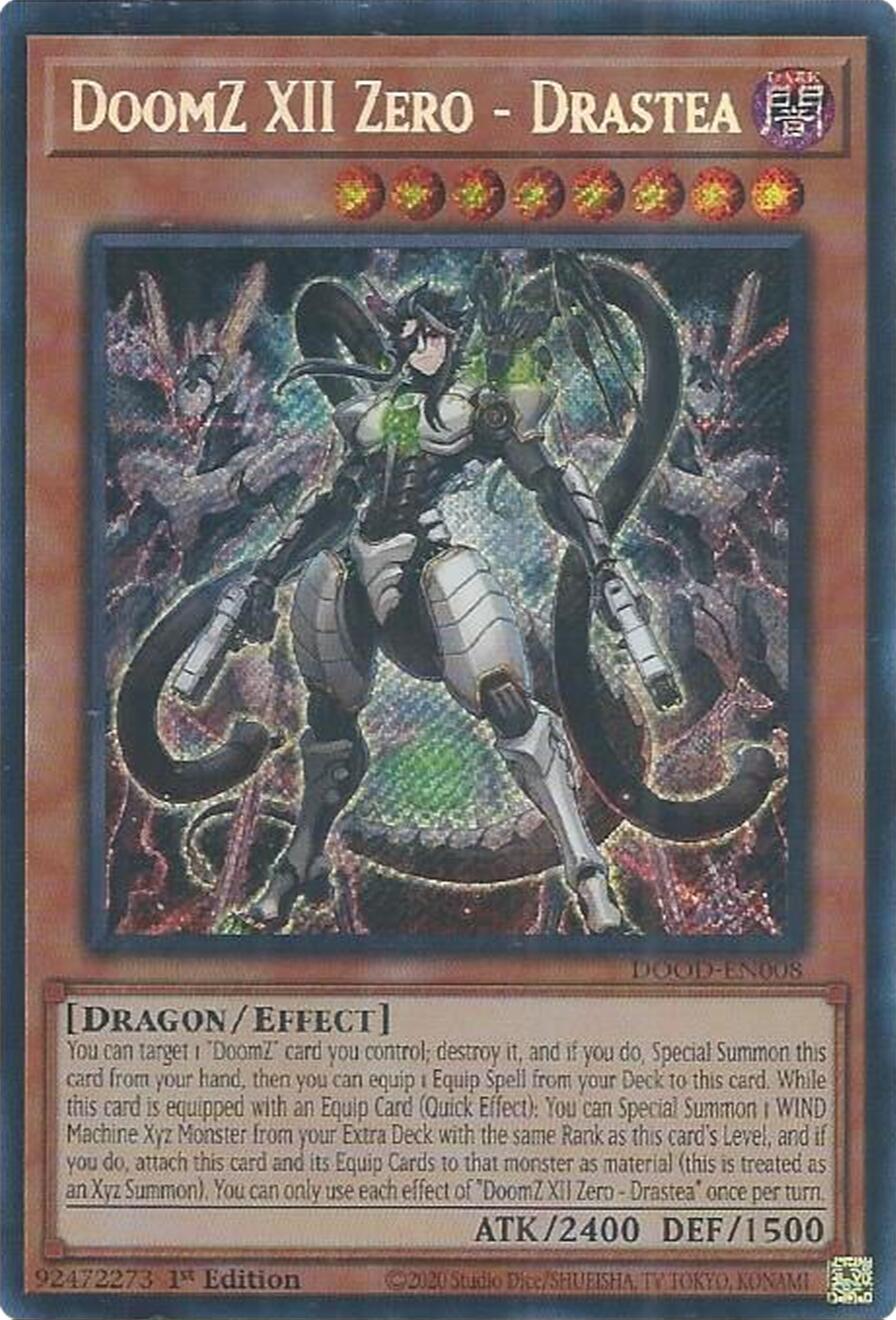 DoomZ XII Zero - Drastea [DOOD-EN008] Secret Rare | Exor Games Truro