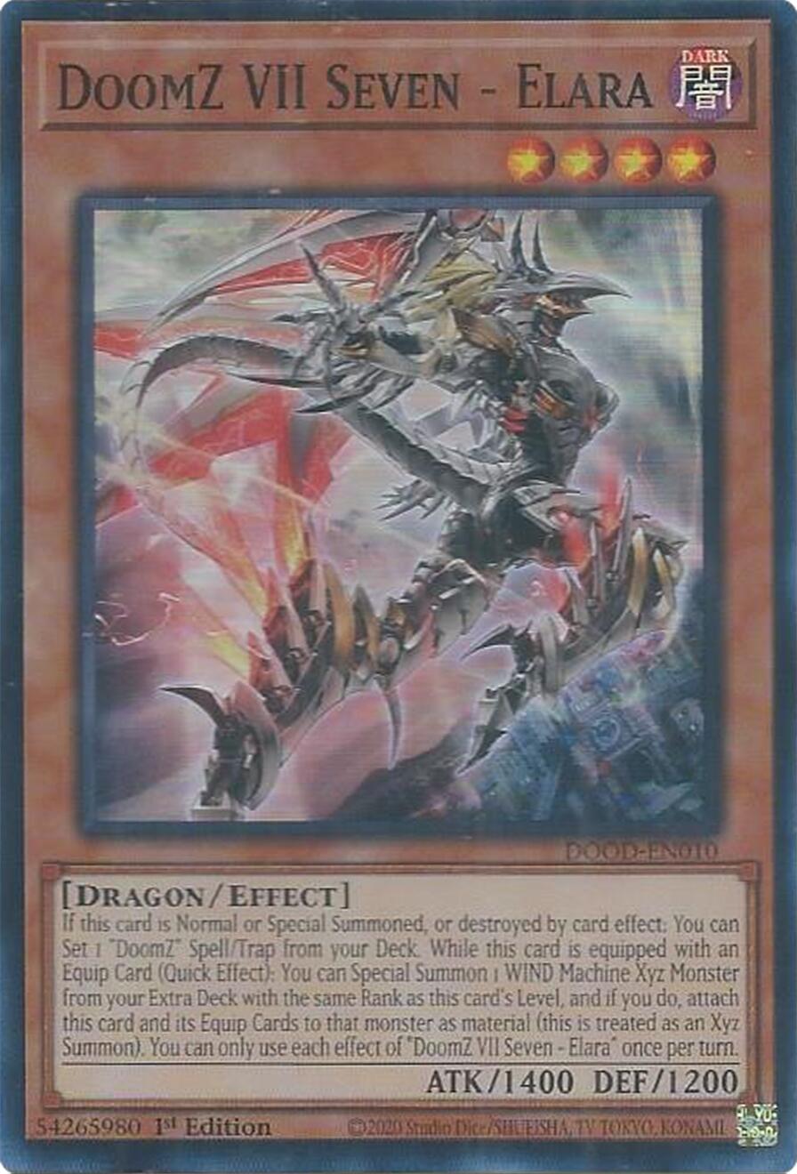 DoomZ VII Seven - Elara [DOOD-EN010] Super Rare | Exor Games Truro