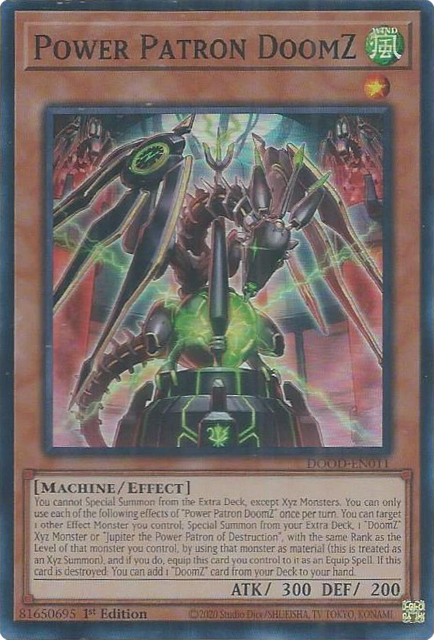 Power Patron DoomZ [DOOD-EN011] Super Rare | Exor Games Truro