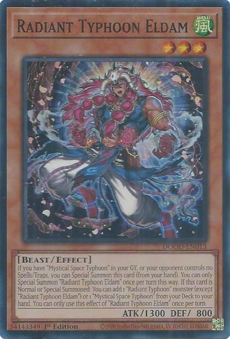 Radiant Typhoon Eldam [DOOD-EN013] Super Rare | Exor Games Truro