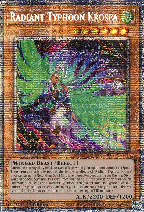 Radiant Typhoon Krosea (Starlight Rare) [DOOD-EN015] Starlight Rare | Exor Games Truro