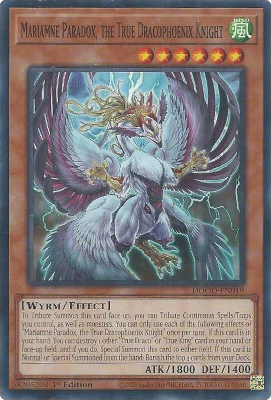 Mariamne Paradox, the True Dracophoenix Knight [DOOD-EN019] Common | Exor Games Truro
