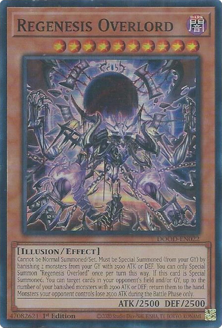 Regenesis Overlord [DOOD-EN022] Super Rare | Exor Games Truro