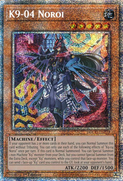 K9-04 Noroi (Starlight Rare) [DOOD-EN025] Starlight Rare | Exor Games Truro