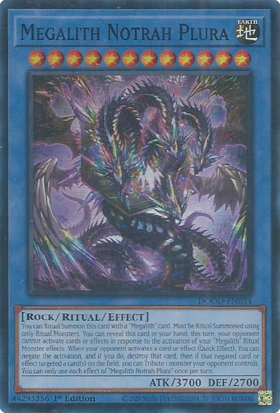 Megalith Notrah Plura [DOOD-EN034] Super Rare | Exor Games Truro