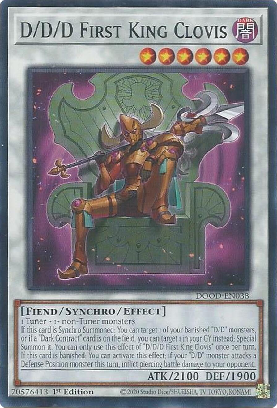 D/D/D First King Clovis [DOOD-EN038] Common | Exor Games Truro