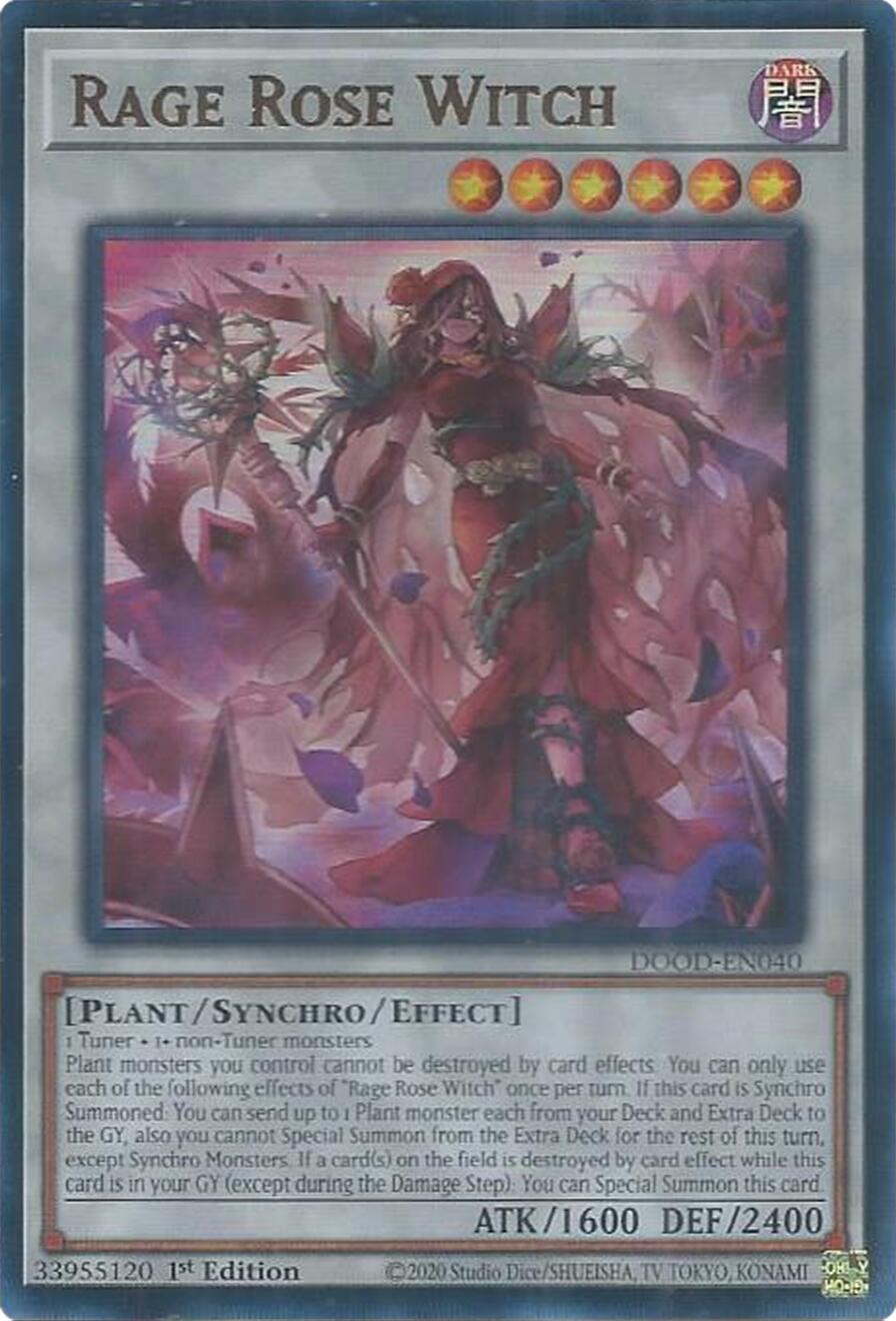 Rage Rose Witch [DOOD-EN040] Ultra Rare | Exor Games Truro