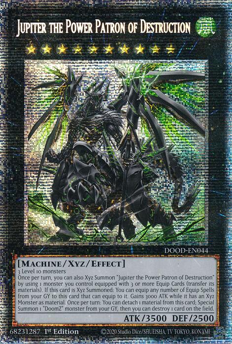 Jupiter the Power Patron of Destruction (Starlight Rare) [DOOD-EN044] Starlight Rare | Exor Games Truro