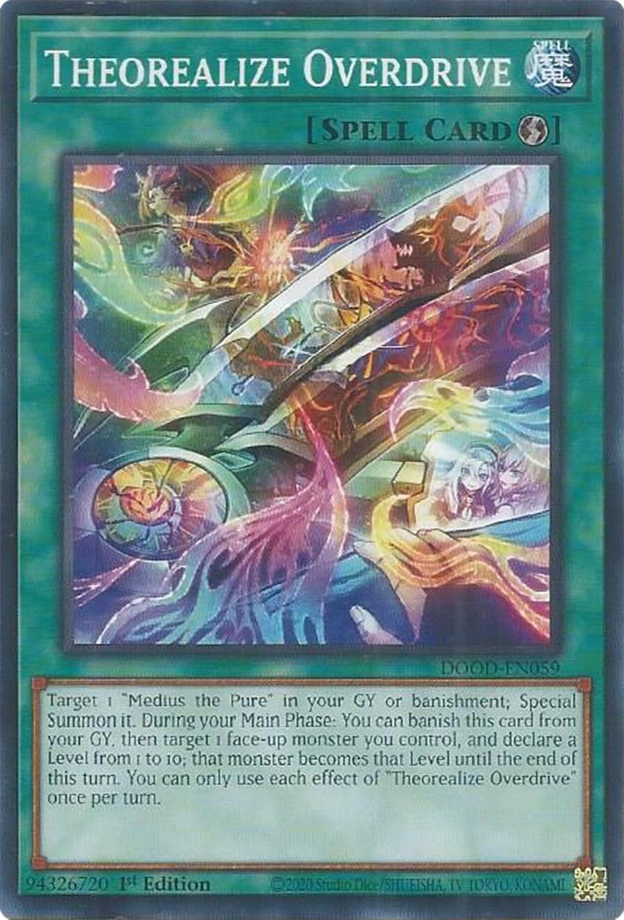 Theorealize Overdrive [DOOD-EN059] Common | Exor Games Truro