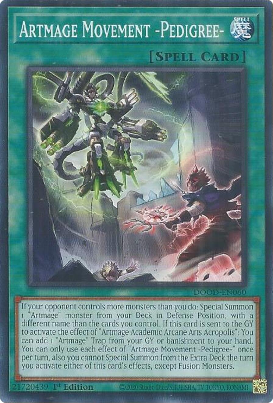 Artmage Movement -Pedigree- [DOOD-EN060] Common | Exor Games Truro