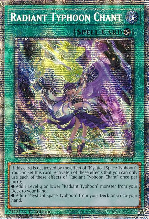 Radiant Typhoon Chant (Starlight Rare) [DOOD-EN061] Starlight Rare | Exor Games Truro