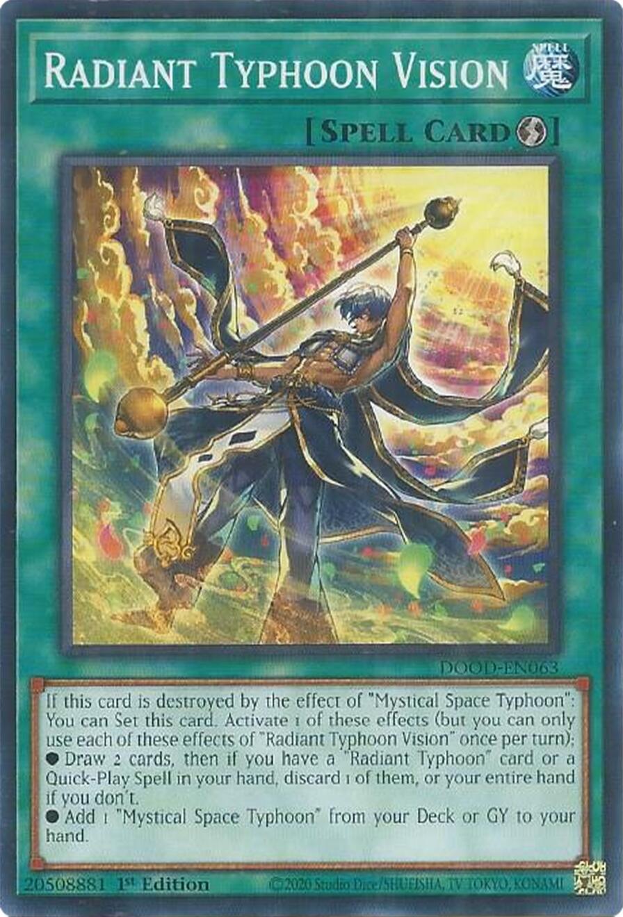 Radiant Typhoon Vision [DOOD-EN063] Common | Exor Games Truro
