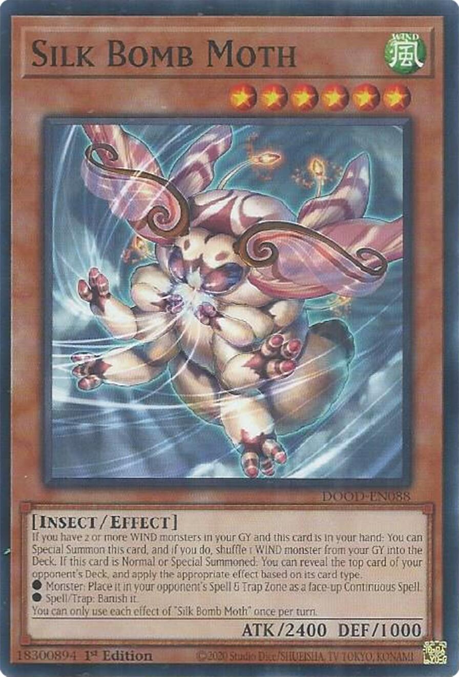 Silk Bomb Moth [DOOD-EN088] Common | Exor Games Truro