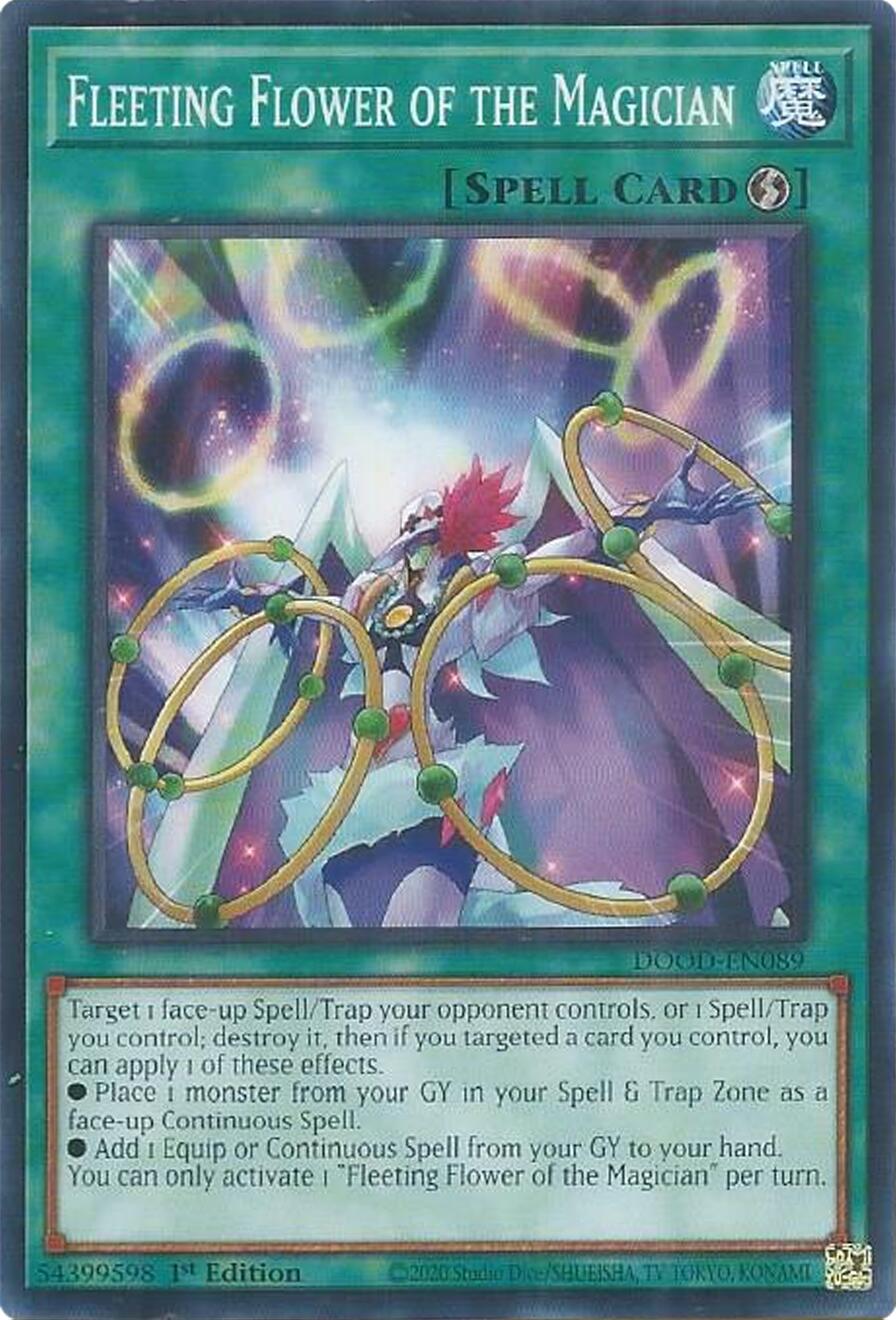 Fleeting Flower of the Magician [DOOD-EN089] Common | Exor Games Truro