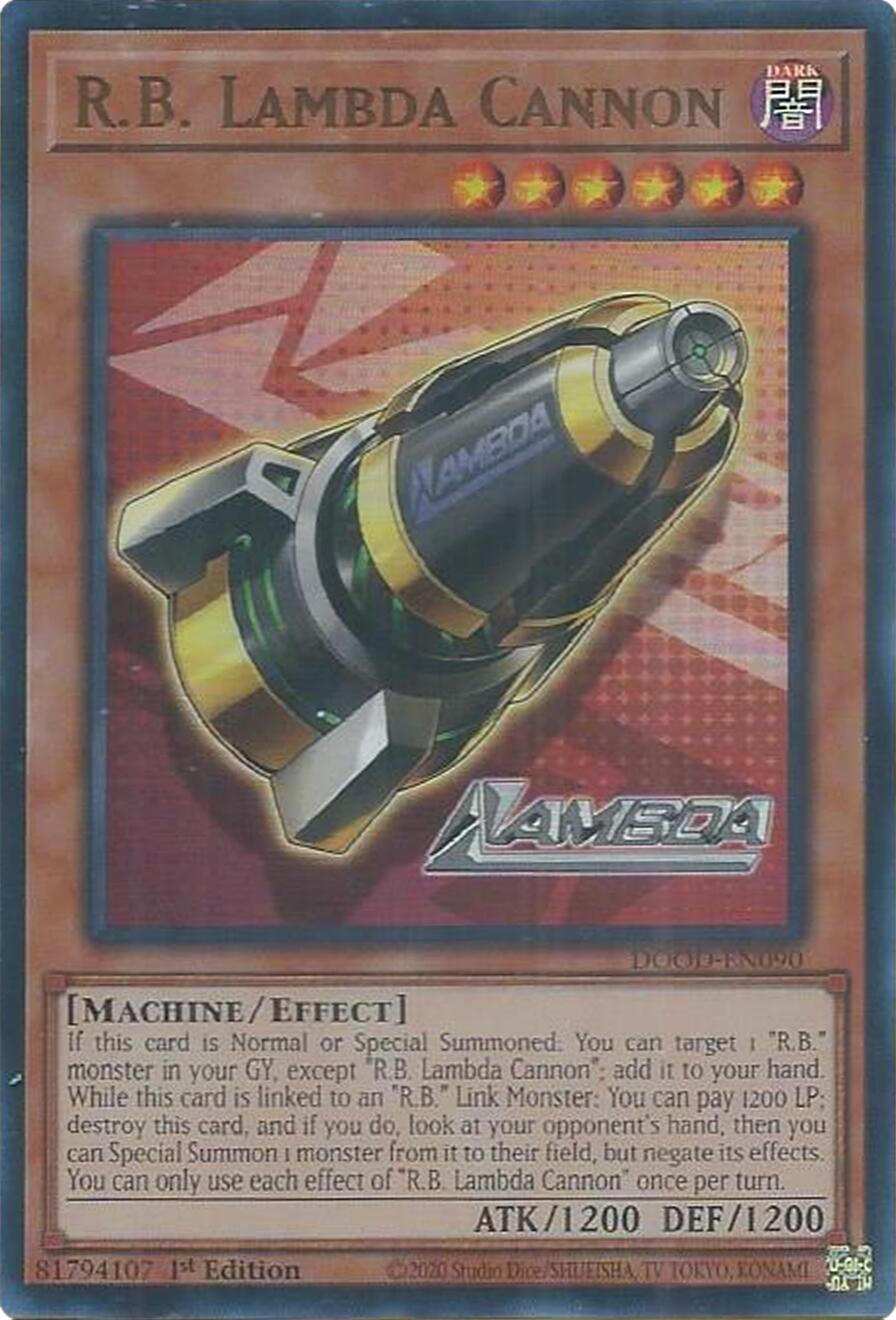 R.B. Lambda Cannon [DOOD-EN090] Ultra Rare | Exor Games Truro