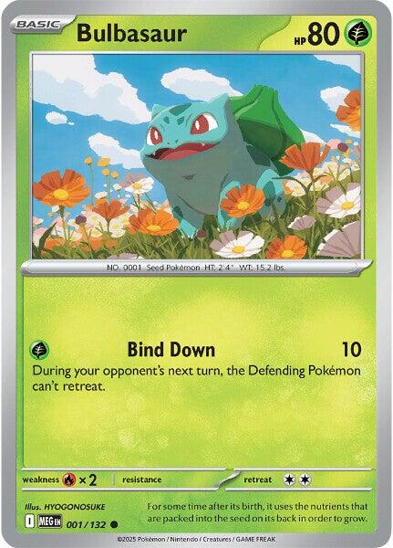 Bulbasaur (001/132) [Mega Evolutions: Base Set] | Exor Games Truro