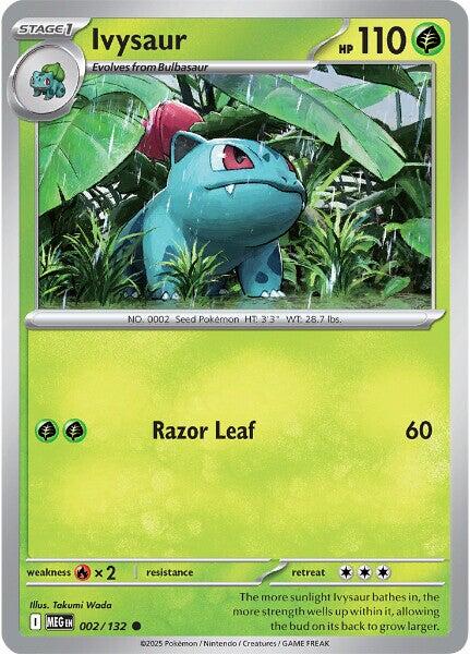 Ivysaur (002/132) [Mega Evolutions: Base Set] | Exor Games Truro
