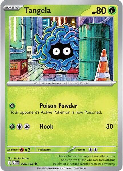 Tangela (006/132) [Mega Evolutions: Base Set] | Exor Games Truro