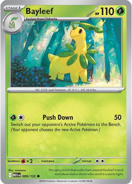 Bayleef (009/132) [Mega Evolutions: Base Set] | Exor Games Truro