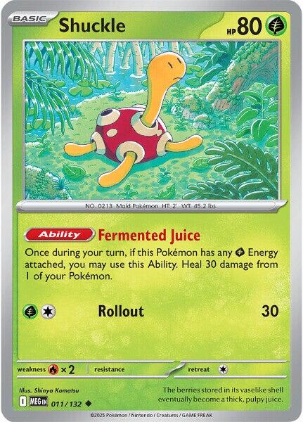 Shuckle (011/132) [Mega Evolution: Base Set] | Exor Games Truro