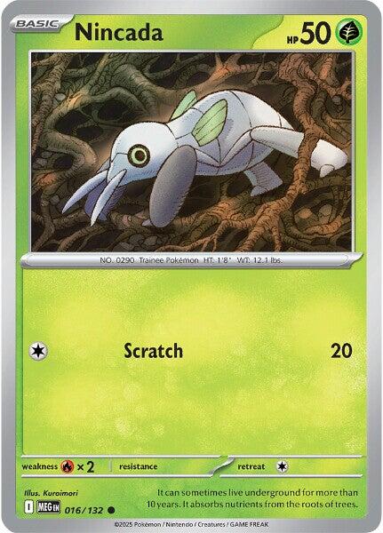 Nincada (016/132) [Mega Evolution: Base Set] | Exor Games Truro