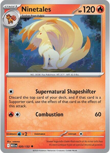 Ninetales (020/132) [Mega Evolutions: Base Set] | Exor Games Truro