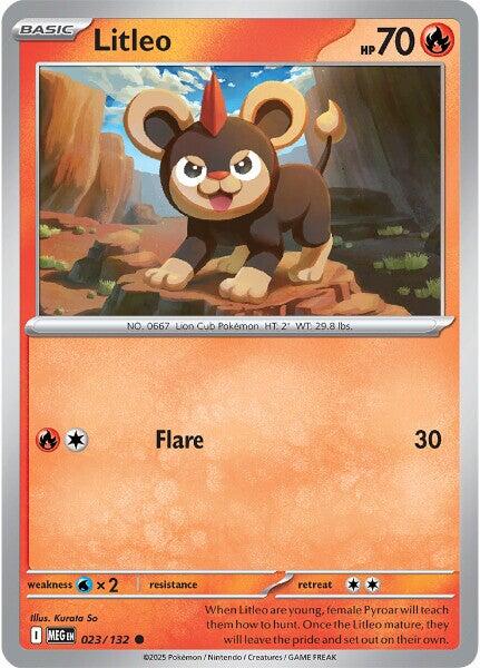 Litleo (023/132) [Mega Evolution: Base Set] | Exor Games Truro
