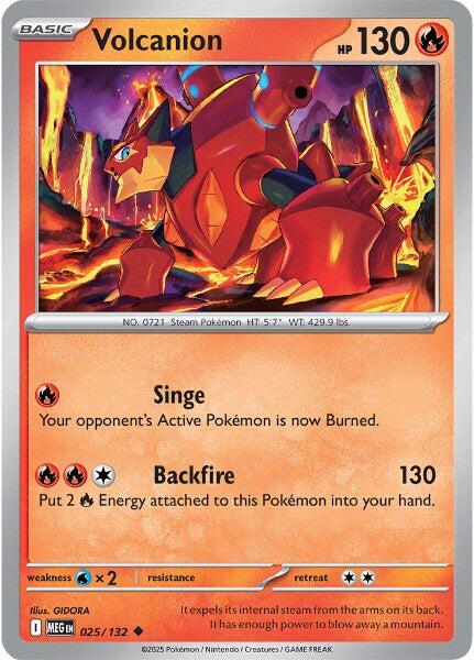 Volcanion (025/132) [Mega Evolutions: Base Set] | Exor Games Truro