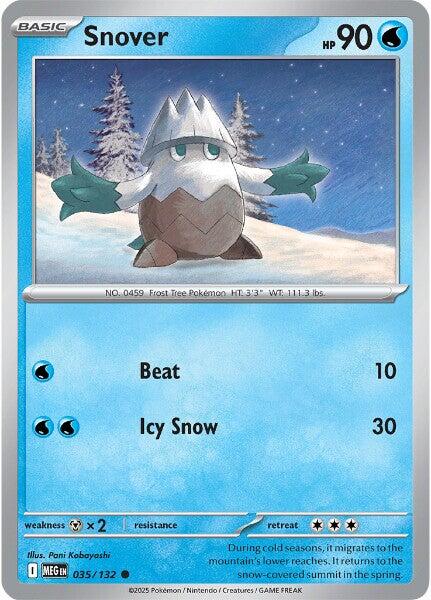 Snover (035/132) [Mega Evolution: Base Set] | Exor Games Truro