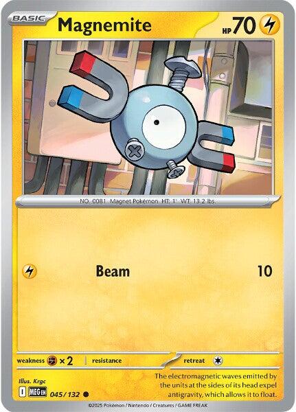 Magnemite (045/132) [Mega Evolution: Base Set] | Exor Games Truro