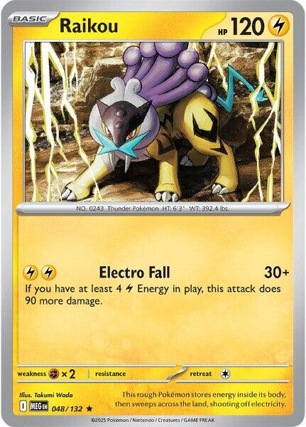 Raikou (048/132) [Mega Evolution: Base Set] | Exor Games Truro