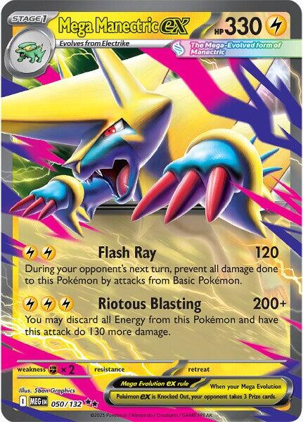 Mega Manectric ex (050/132) [Mega Evolution: Base Set] | Exor Games Truro