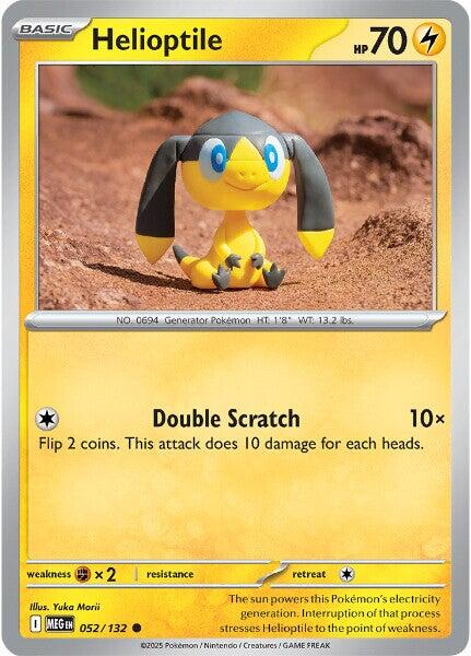 Helioptile (052/132) [Mega Evolutions: Base Set] | Exor Games Truro