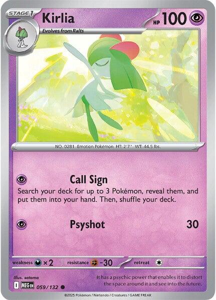 Kirlia (059/132) [Mega Evolution: Base Set] | Exor Games Truro