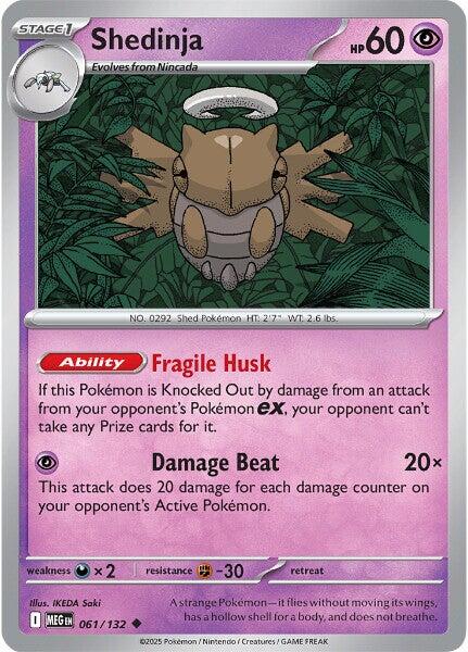 Shedinja (061/132) [Mega Evolution: Base Set] | Exor Games Truro